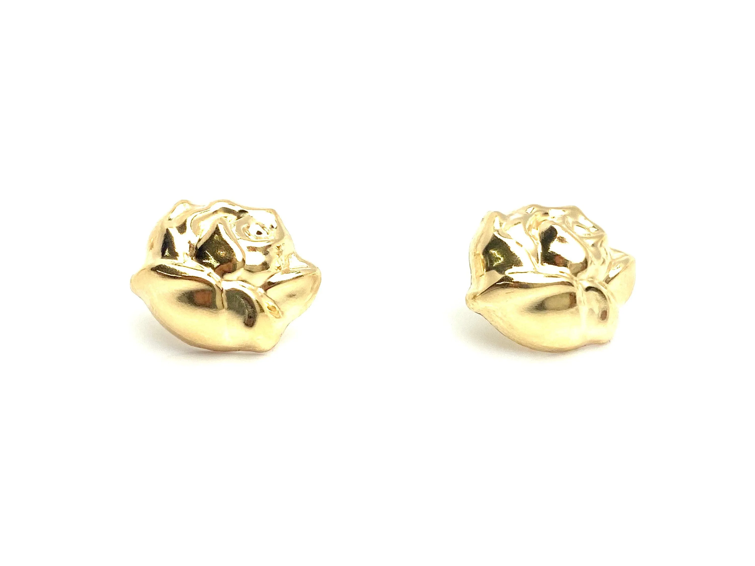 14KGF Rose Studs , Sku#T78-1/2