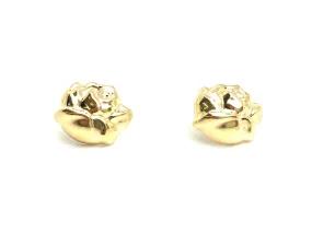 14KGF Rose Studs , Sku#T78-1/2