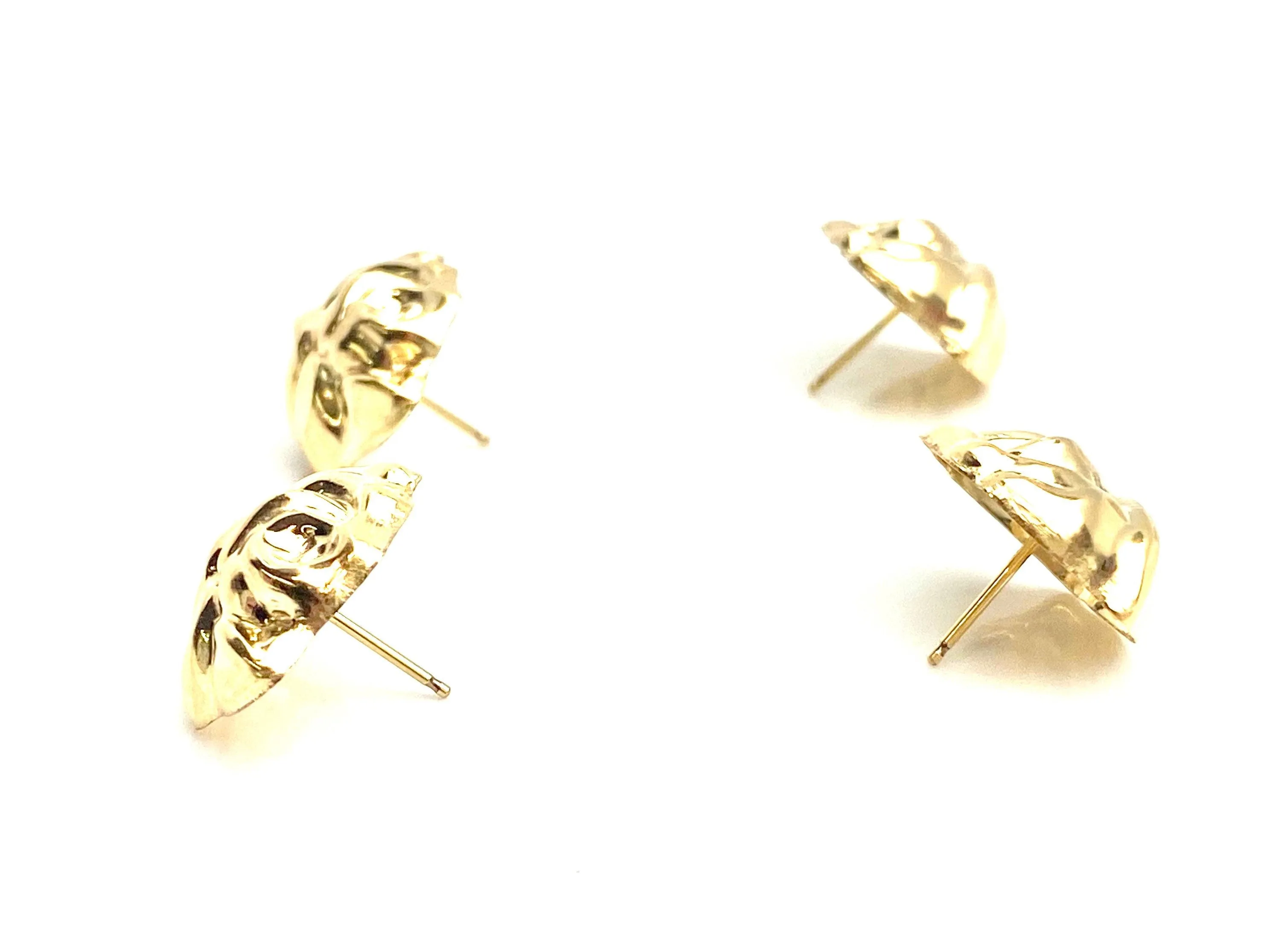 14KGF Rose Studs , Sku#T78-1/2