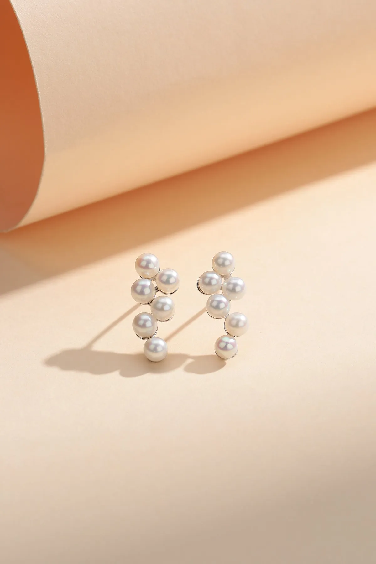 5-6mm Akoya Pearls Grapes Pendant & Earrings Set