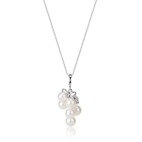 5-6mm Akoya Pearls Grapes Pendant & Earrings Set
