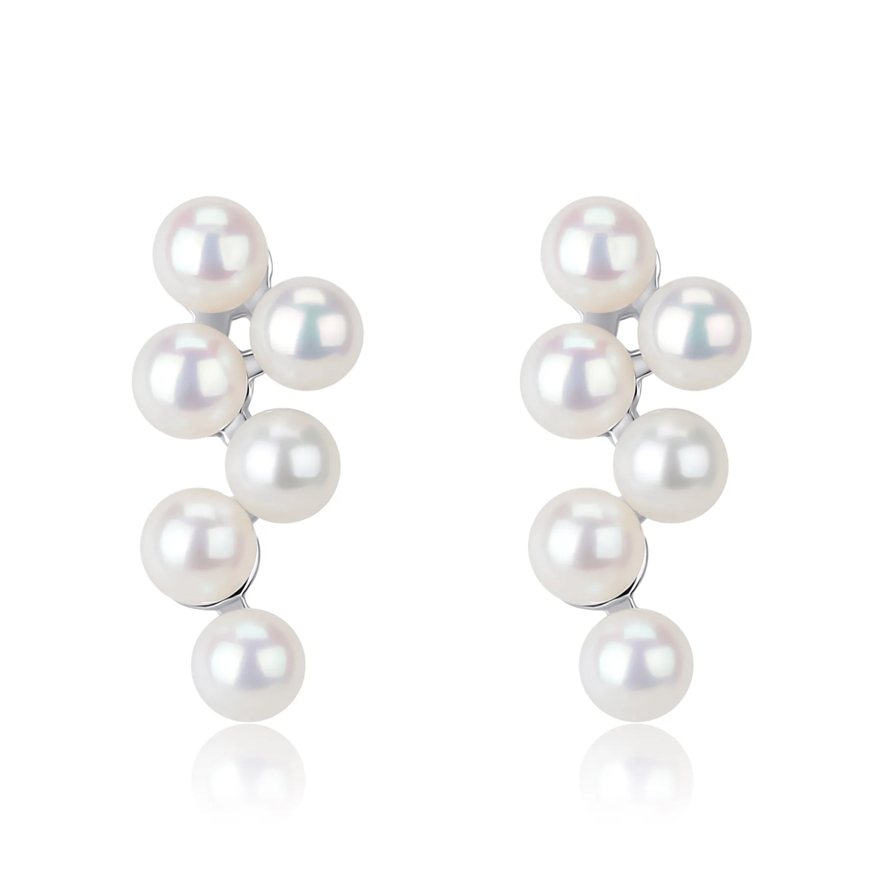 5-6mm Akoya Pearls Grapes Pendant & Earrings Set
