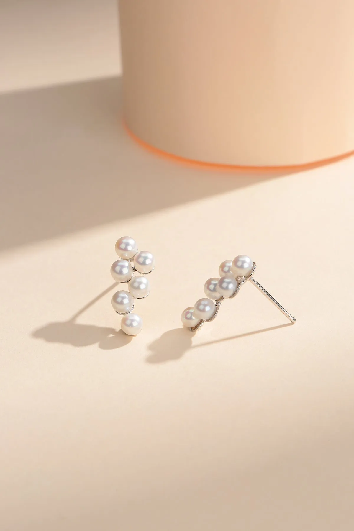 5-6mm Akoya Pearls Grapes Pendant & Earrings Set