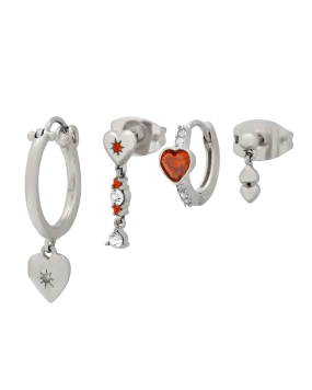 Aiko Hoops Set - Sterling Silver