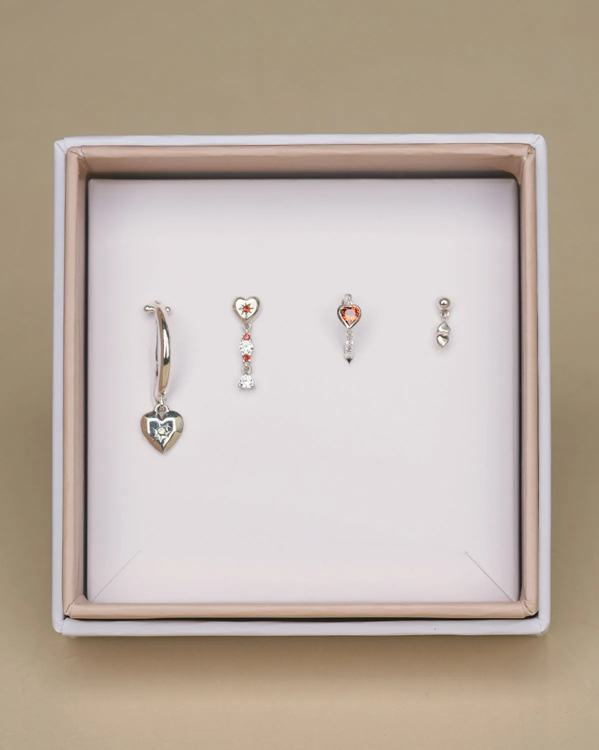 Aiko Hoops Set - Sterling Silver