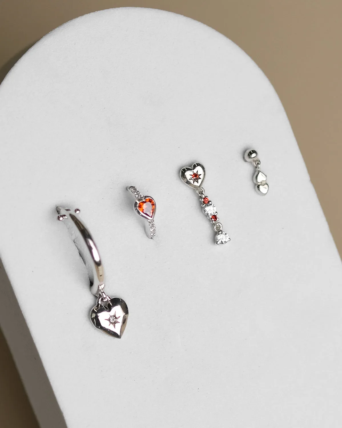 Aiko Hoops Set - Sterling Silver