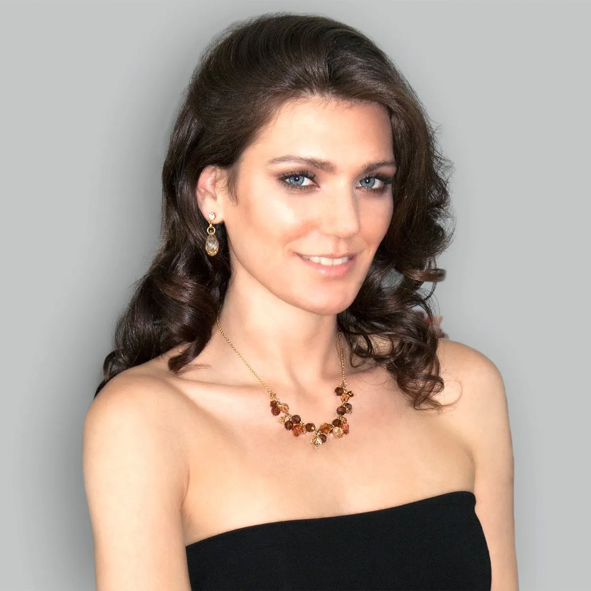 Briolette Crystal Drop Earrings