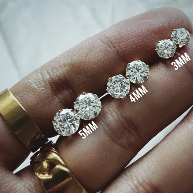 Circle Studs (2mm to 8mm sizes available)