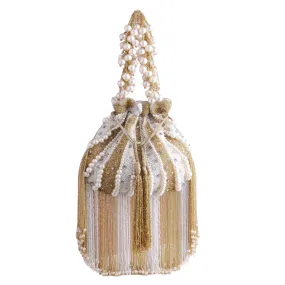 Designer Trendy Long Tassel Heavy Potli Bag for Wedding & Party Wear