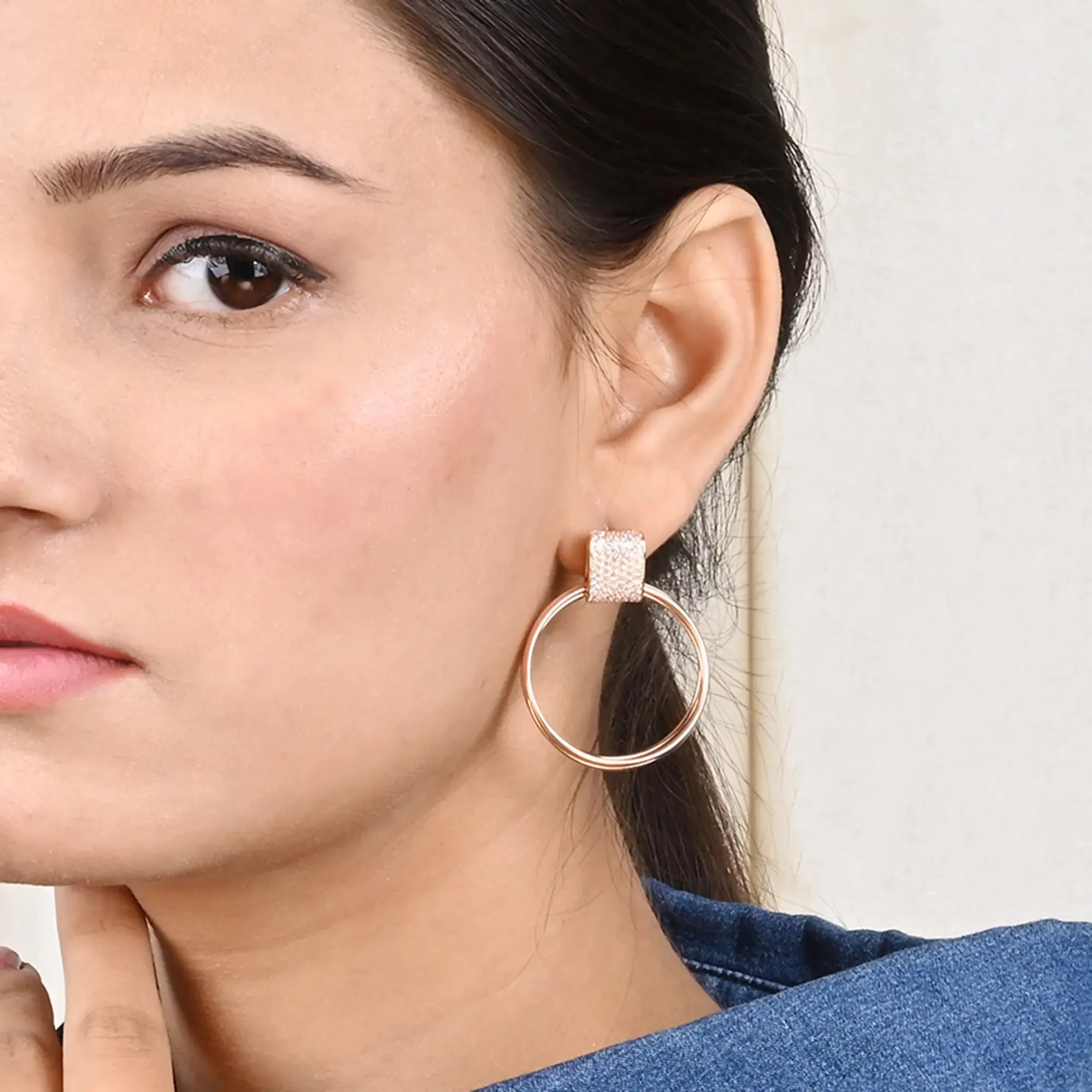 Drop Circular Earrings