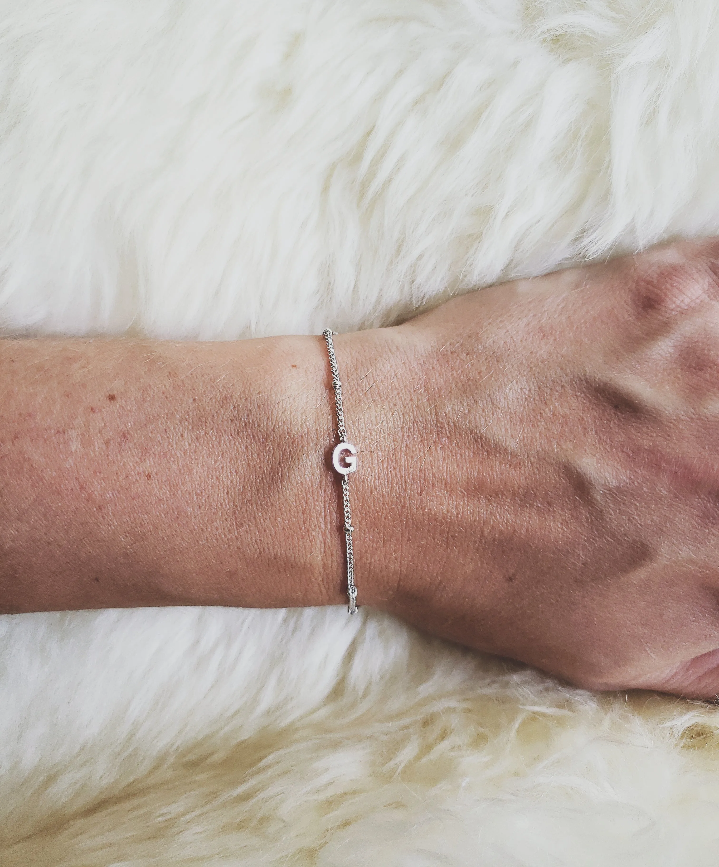 G Initial Bracelet