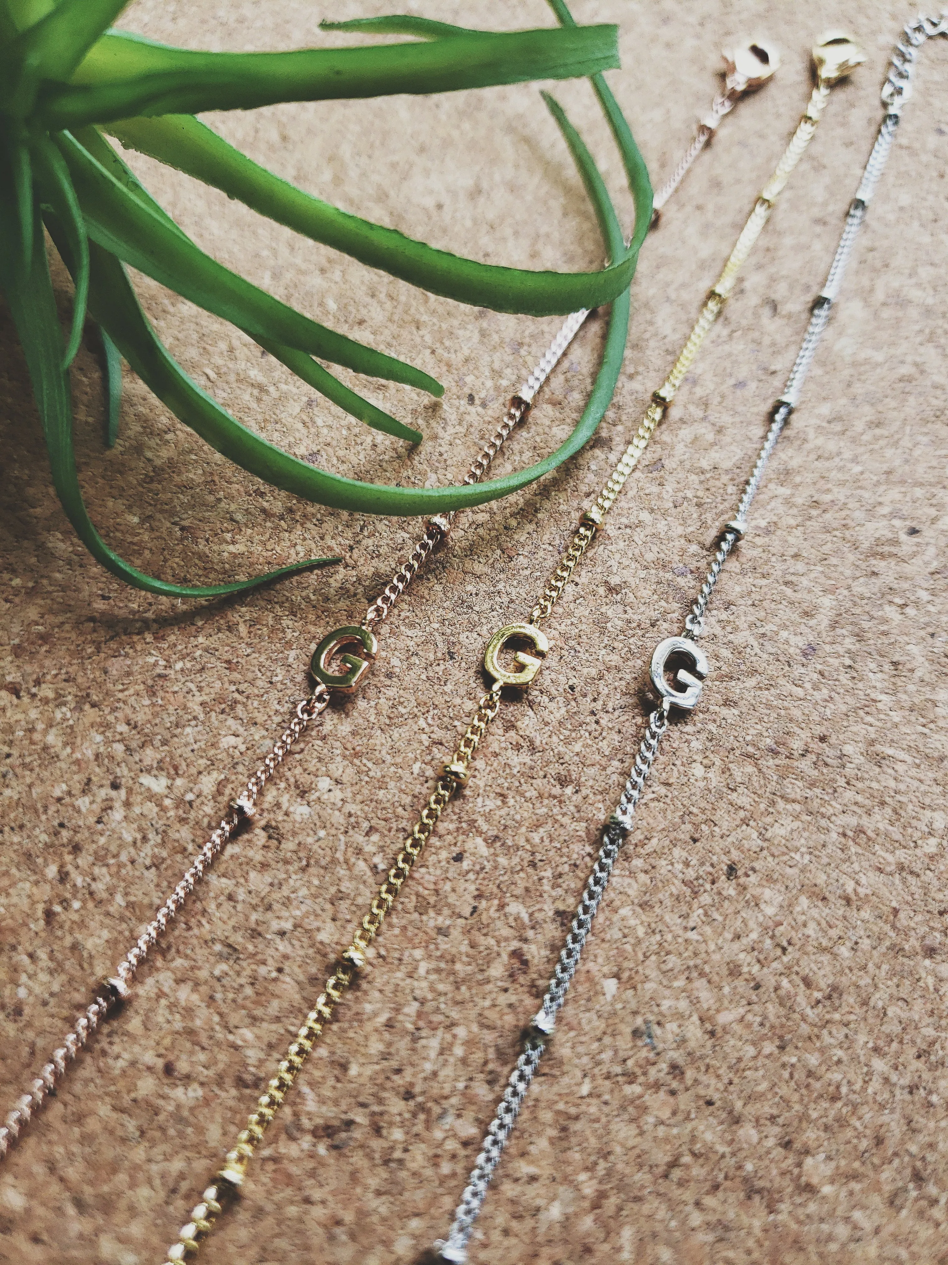 G Initial Bracelet