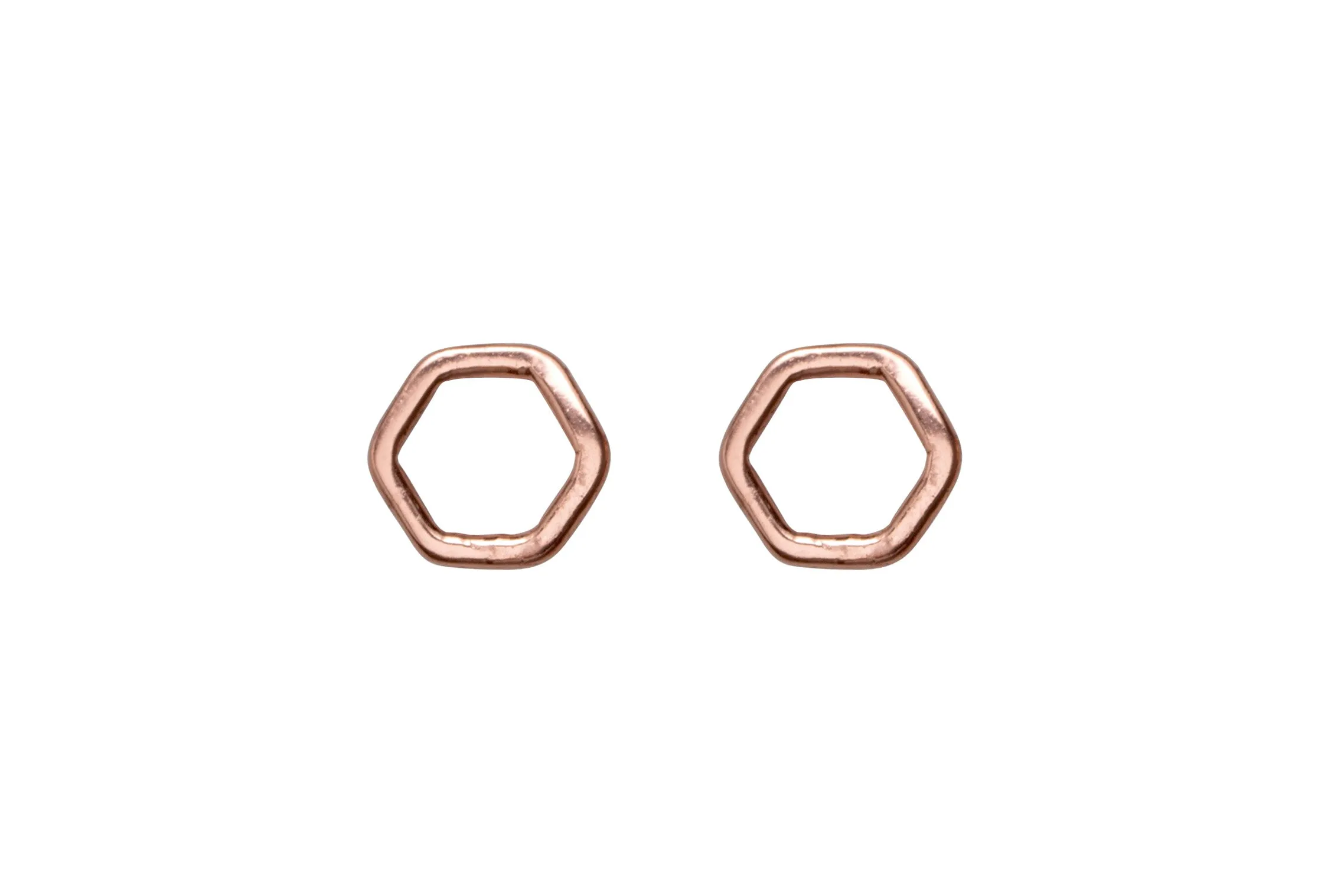 Geo Hexagon Stud