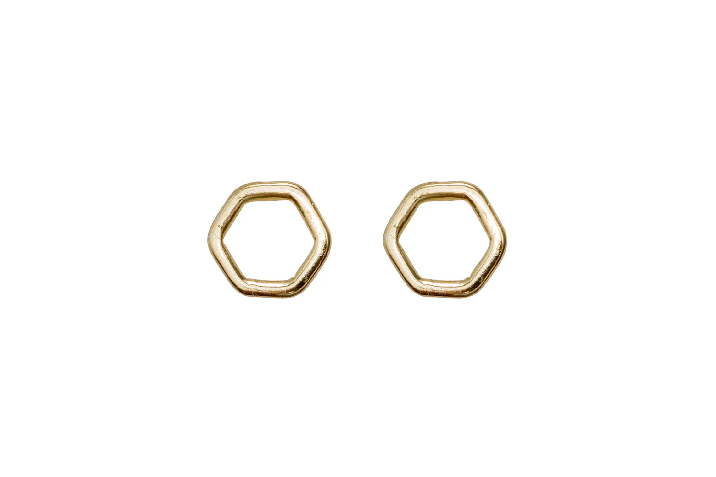 Geo Hexagon Stud