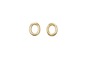 Geo Oval Studs