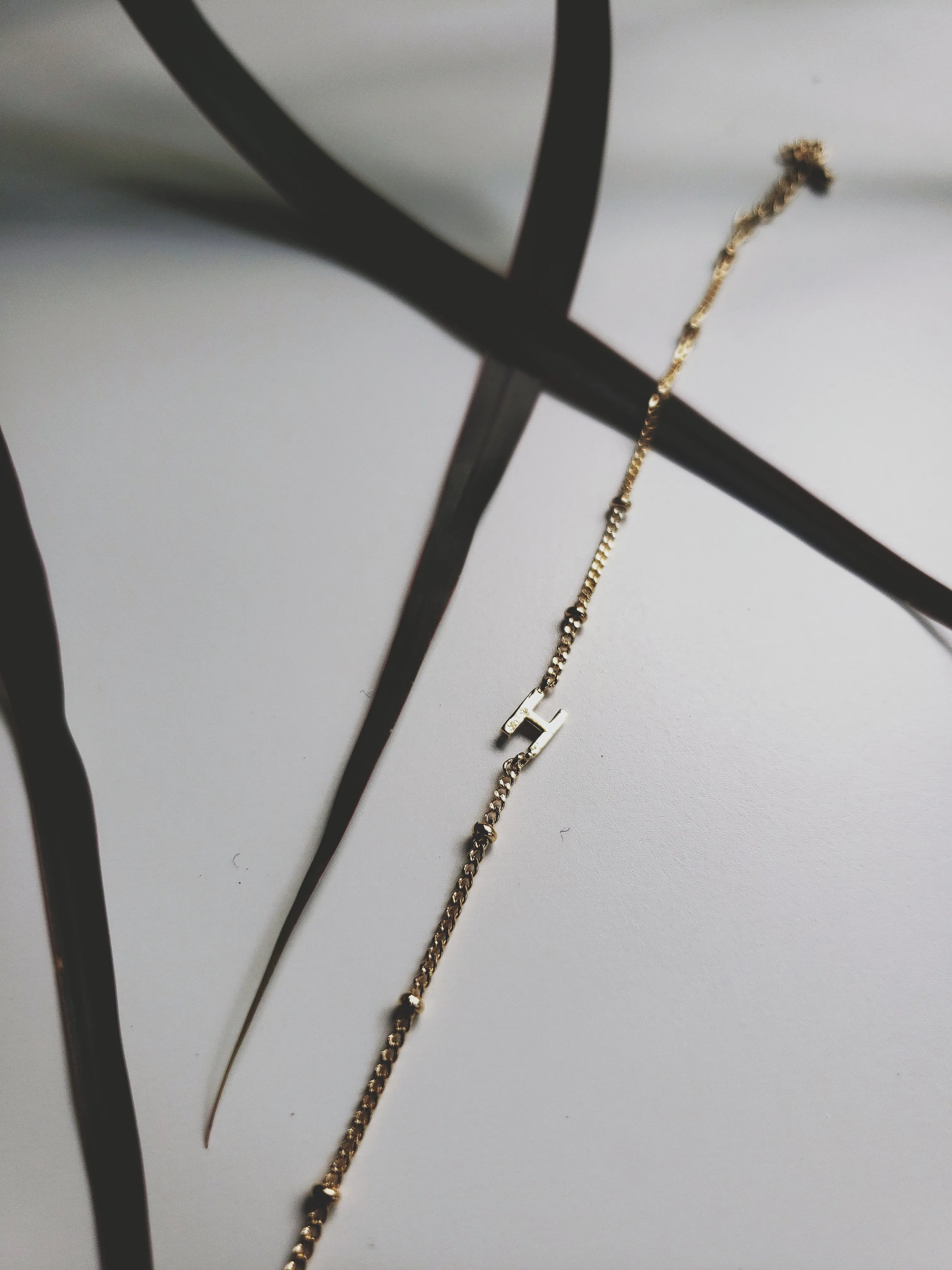 H Initial Bracelet