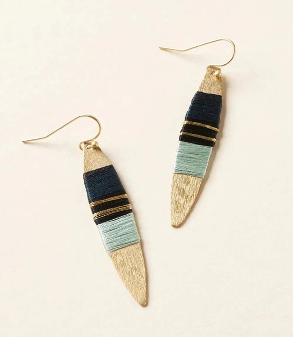 Kaia Earrings - Surf Drop