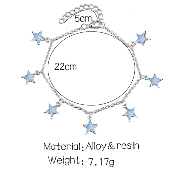 Luminous Tassel Anklet Bracelet Chain