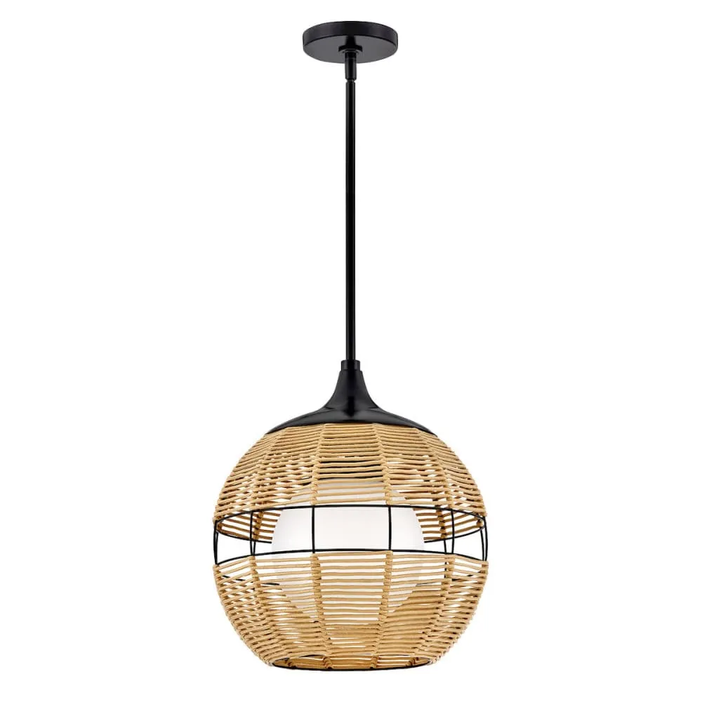 Maddox Orb Pendant - Natural