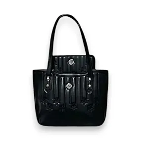 Oyalah Embroidered Snow Drops Tote Bag with Wallet
