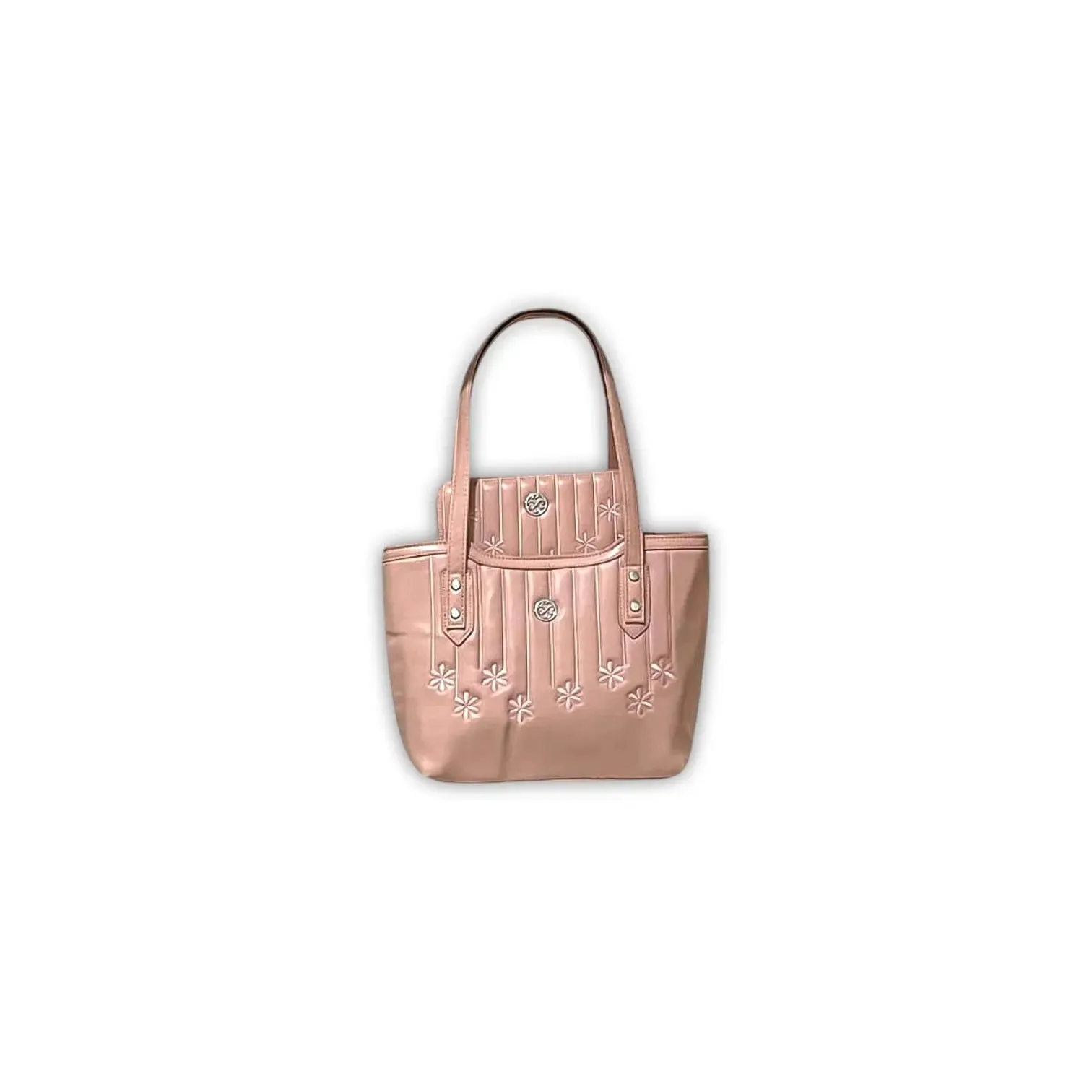 Oyalah Embroidered Snow Drops Tote Bag with Wallet