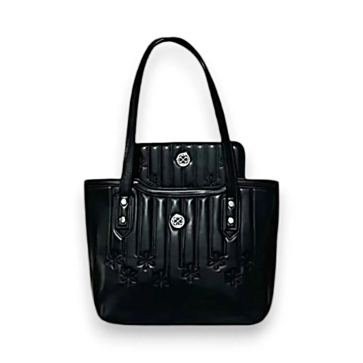 Oyalah Embroidered Snow Drops Tote Bag with Wallet