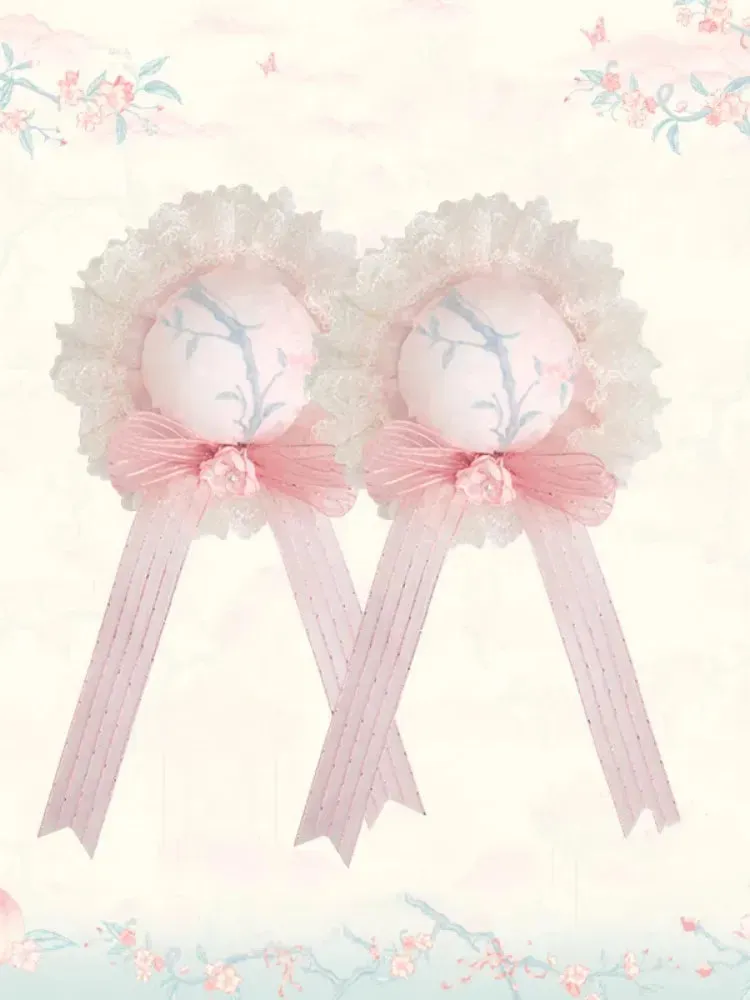 Pink Han Lolita Hairclip