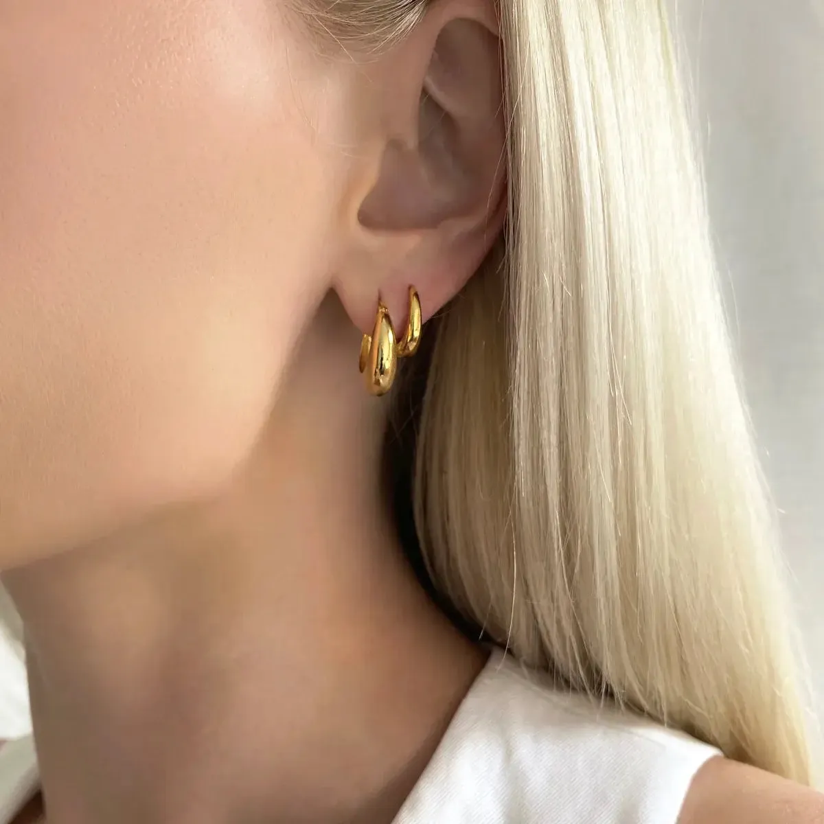 Positano Hoop - Single - Gold