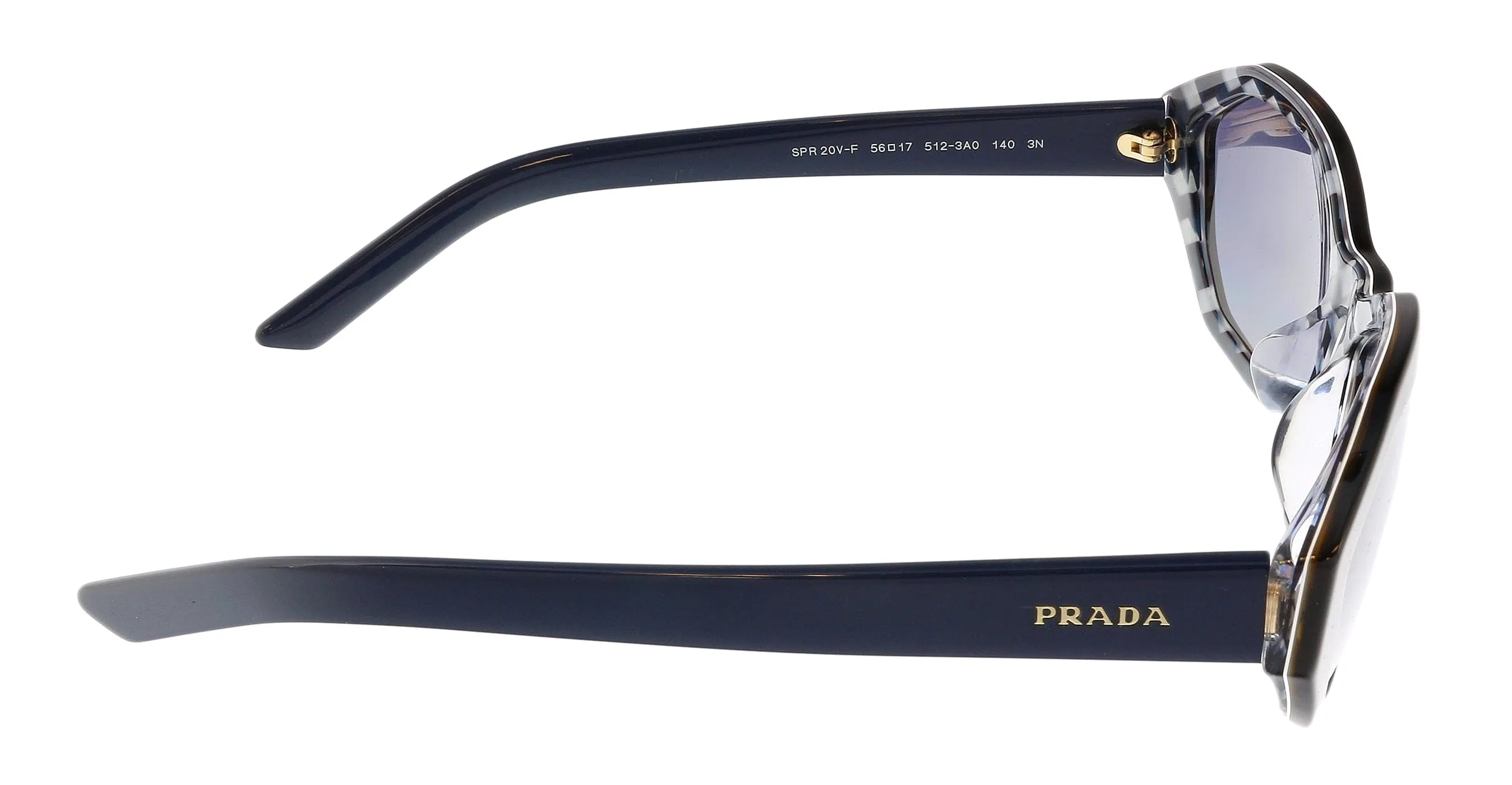 Prada 0PR 20VSF 5123A0 Conceptual Havana  Oval Sunglasses