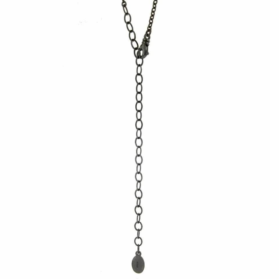 Series 40 | Tri  Necklace, Blackened Silver   .21 tcw. Diamond