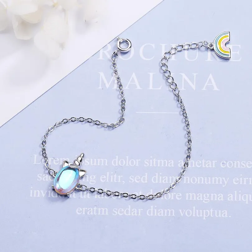 Silver Unicorn Bracelet