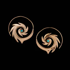 Sonic Spiral Earrings