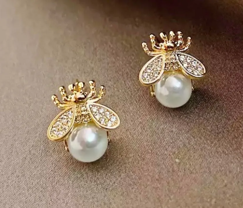 The Pearl and The Bee Studs