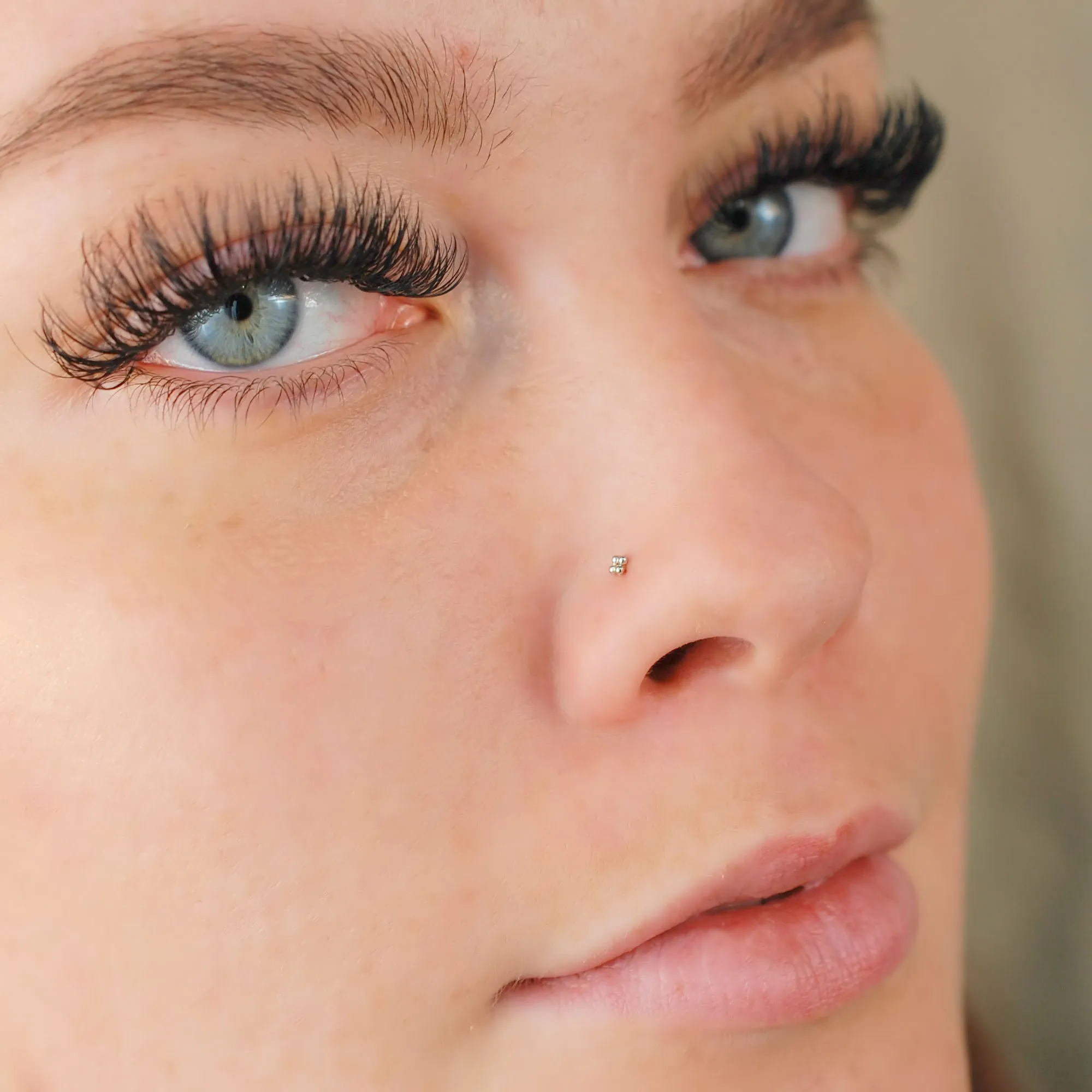 Tiny Silver Nose Stud