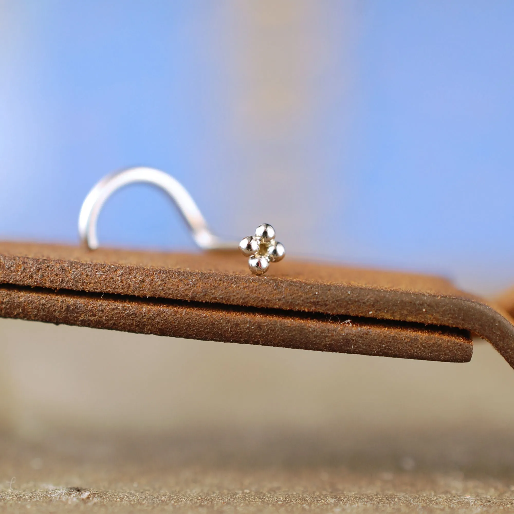 Tiny Silver Nose Stud