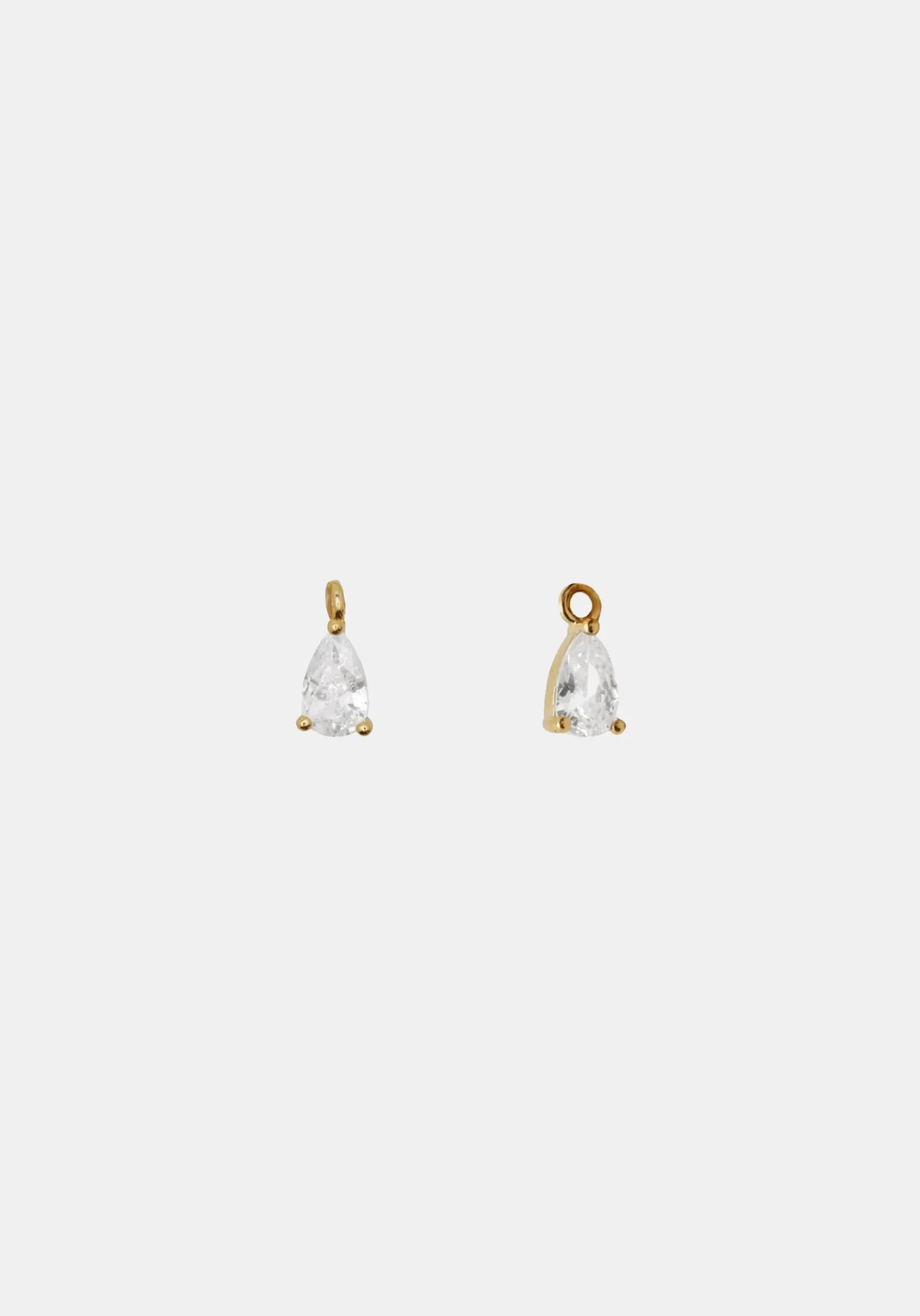 Valentine Charms - Pair - Gold