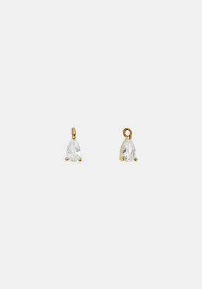 Valentine Charms - Pair - Gold
